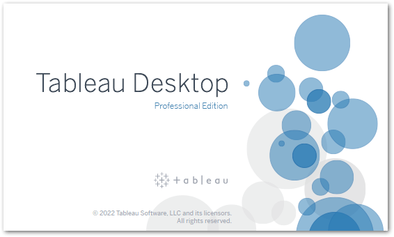 Hoe werkt Tableau Desktop? Weergave bij het opstarten van Tableau Desktop.